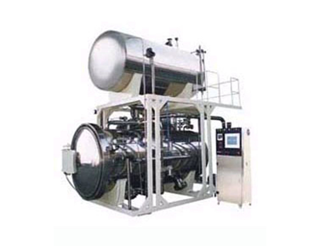 Automatic hot water rotary sterilizer