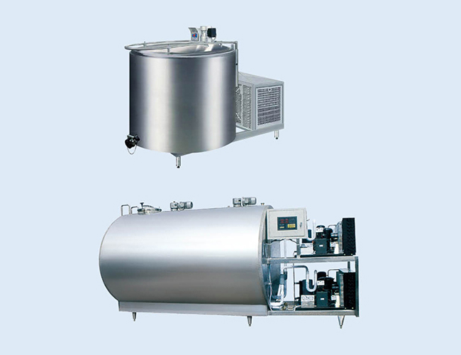 Direct cooling milk tank